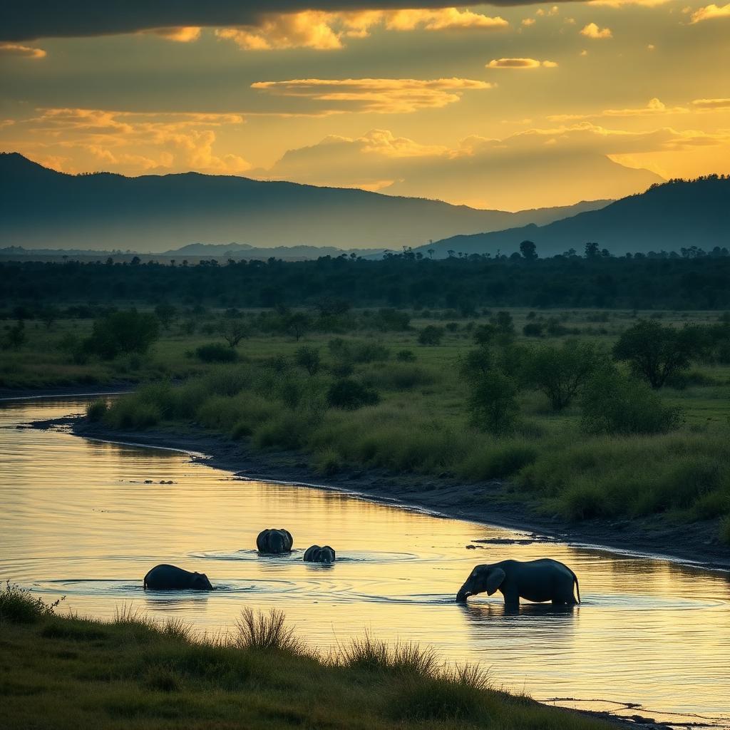 Queen Elizabeth National Park landscape